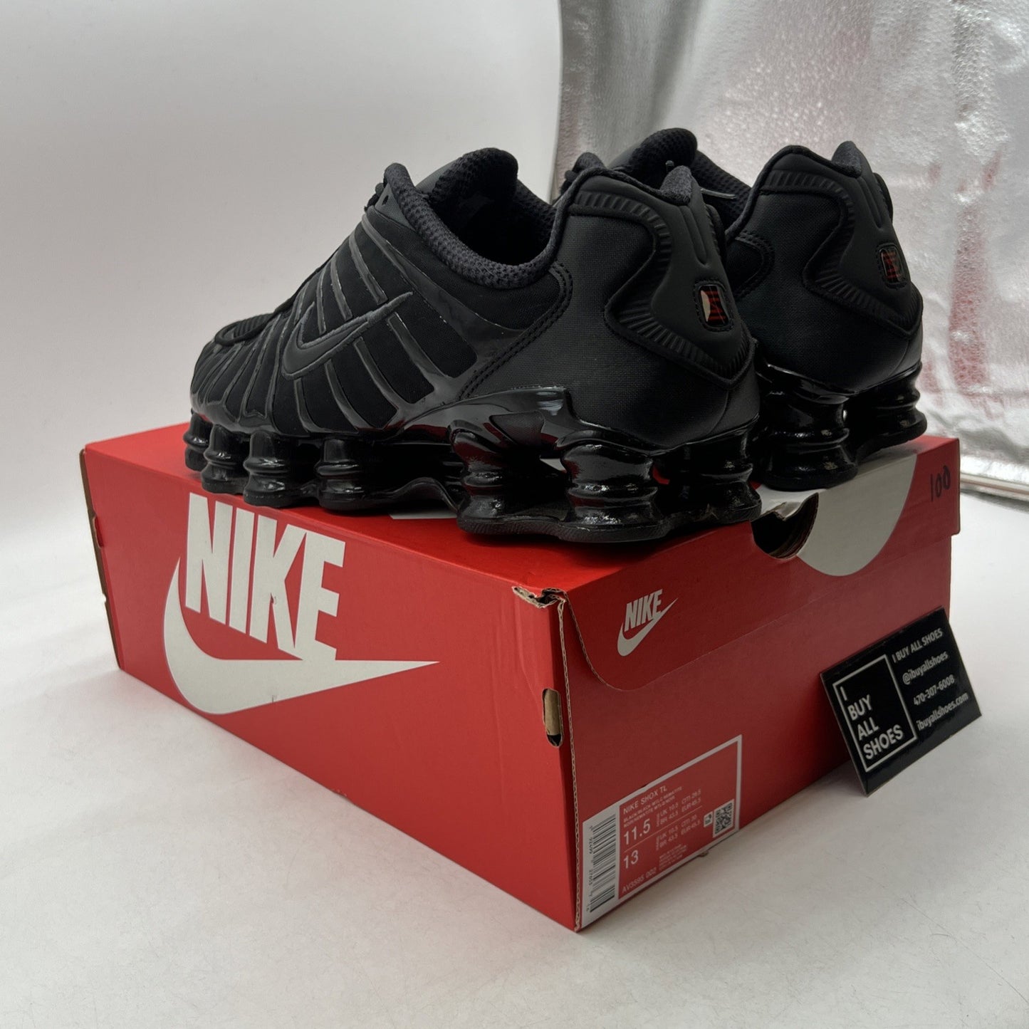 Size 11.5 - Nike Shox TL Metallic Hematite (AV3595-002)