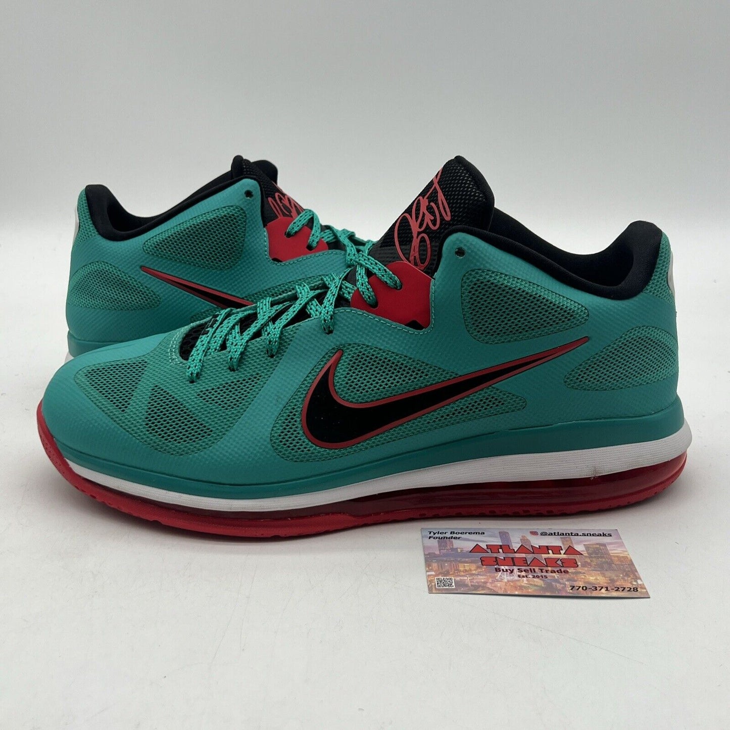 Size 12 - Nike LeBron 9 Low Reverse Liverpool White Red (DQ6400-300)