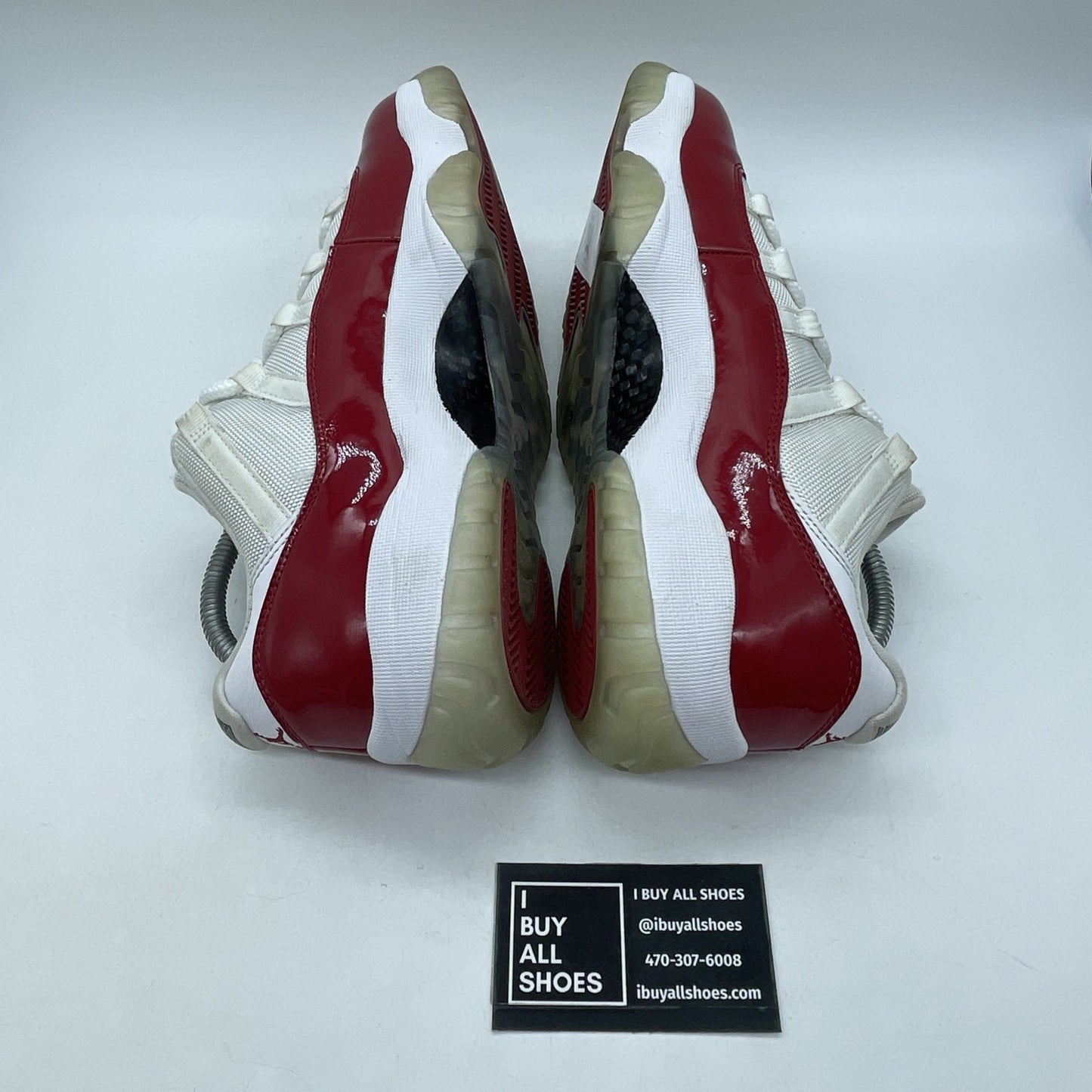 Size 9.5 - Air Jordan 11 Retro 2016 Low Cherry White Red Leather (528895-102)