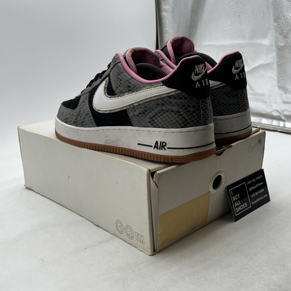 Size 10 - Nike ID Nike By You Custom Air Force 1 Low Summer Snake (CT3761-991)