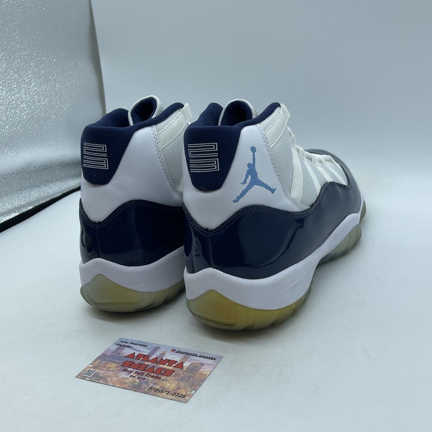 Size 11 - Jordan 11 Retro High Win Like '82 Blue White Leather (378037-123)