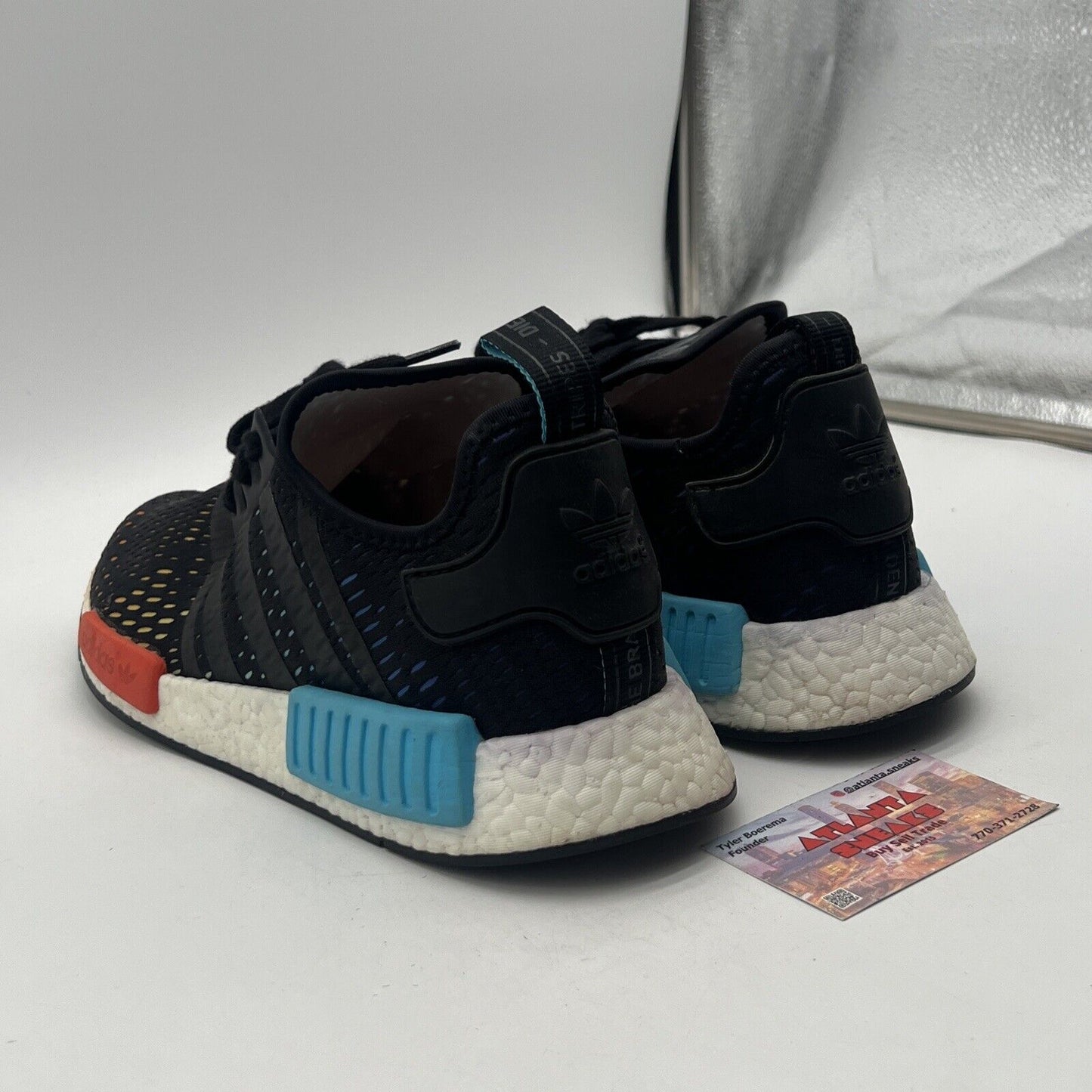 Size 12 - adidas NMD_R1 Rainbow Red Blue White Black (BB4296)