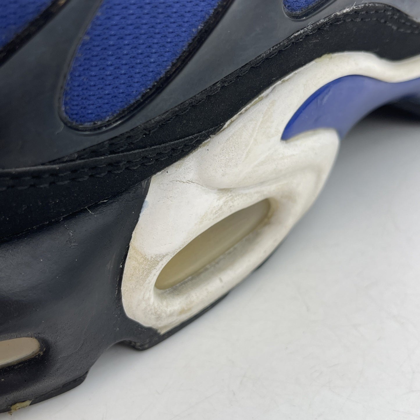 Size 13 - Nike Air Max Plus Hyper Blue Black Suede Leather (604133-475)