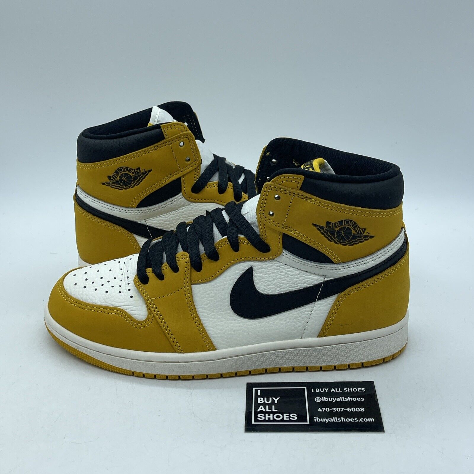Size 8 - Air Jordan 1 Retro OG High Yellow Ochre Yellow Suede (DZ5485-701)