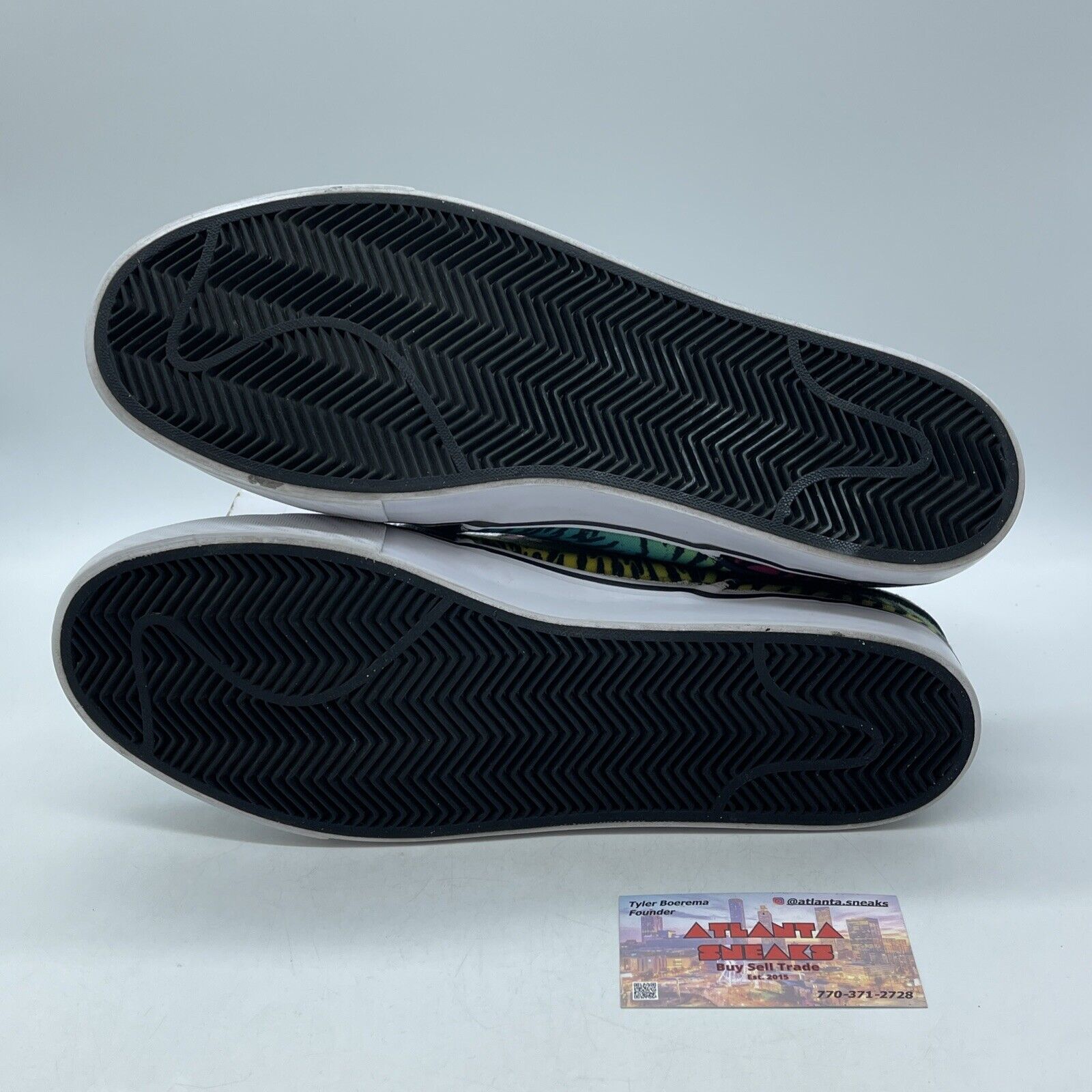 Size 12 - Nike Stefan Janoski Canvas Tiger Pack Blue Purple Suede (615957-713)