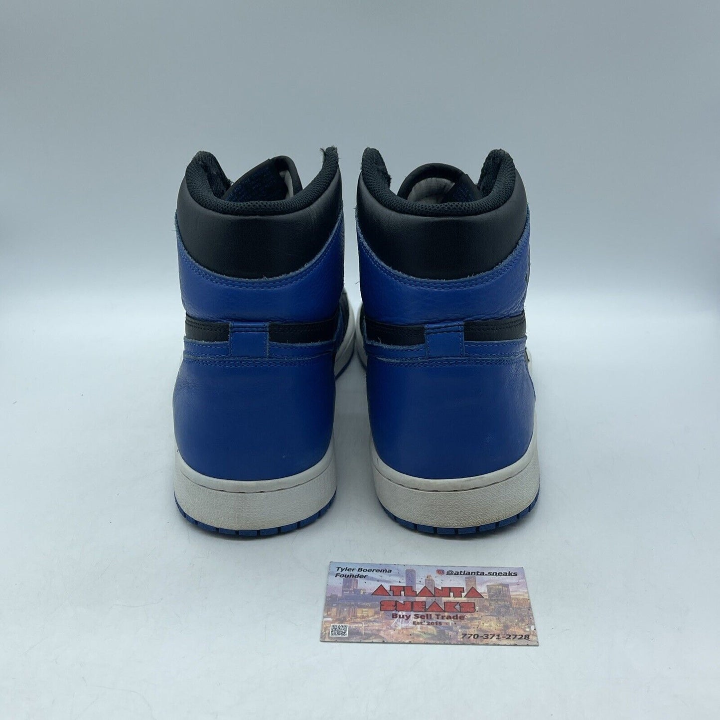 Size 12 - Jordan 1 Retro OG High Royal Blue Black White Leather (555088-007)