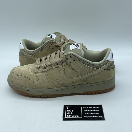 Size 9 - Nike Dunk SB Pro B Low Parachute Beige Suede Leather (HJ0367-200)