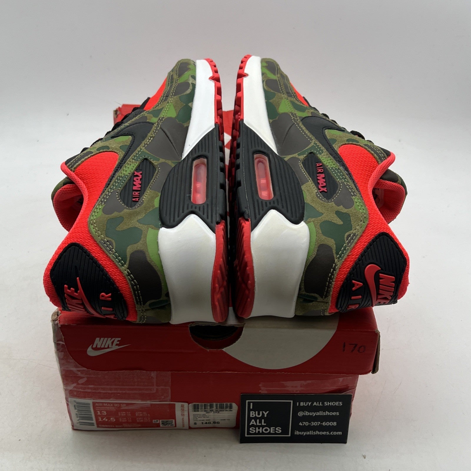 Size 13 - Nike Air Max 90 SP 2020 Reverse Duck Camo (CW6024-600)