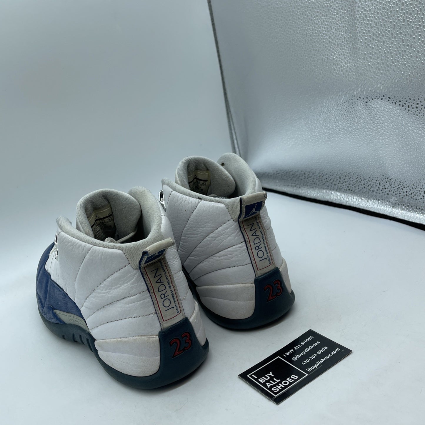 Size 10.5 - Jordan 12 Retro French Blue White Leather (130690-113)