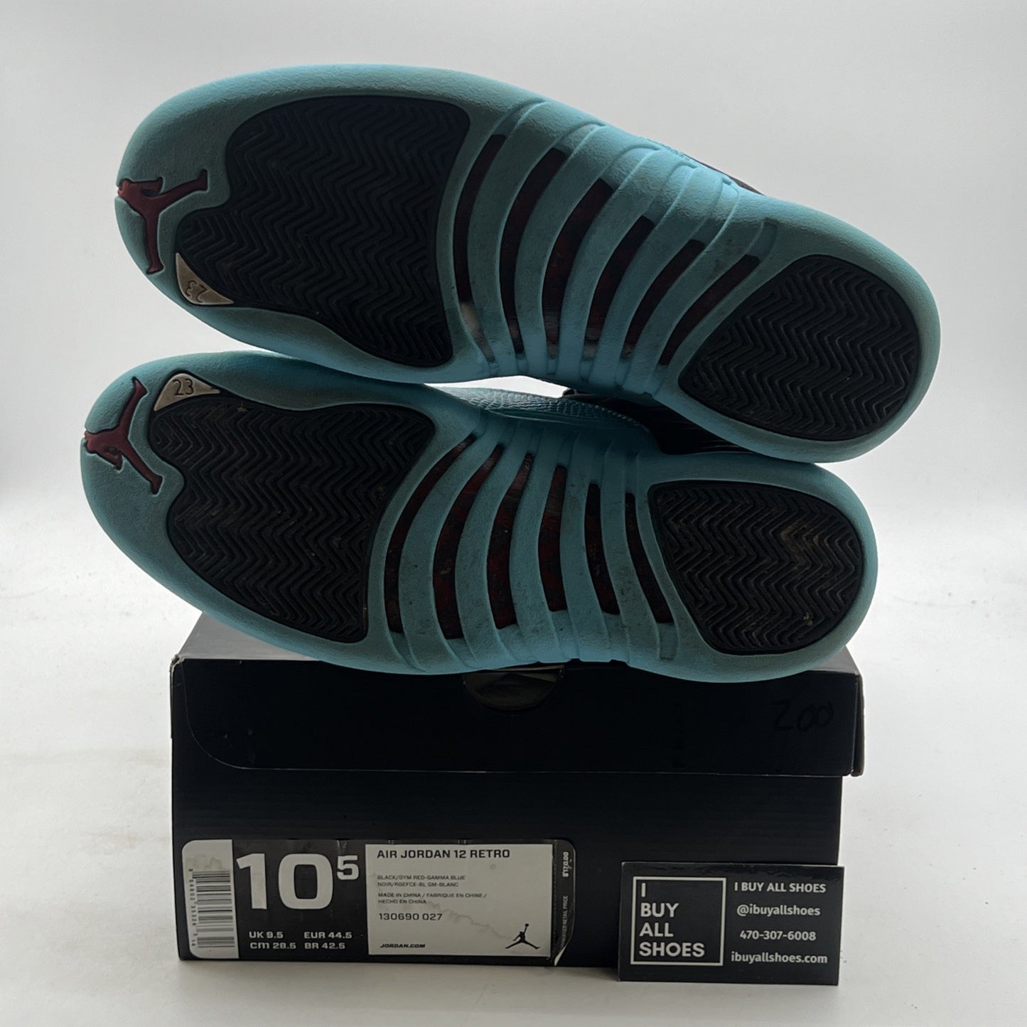 Size 10.5 - Air Jordan 12 Retro Gamma Blue (130690-027)