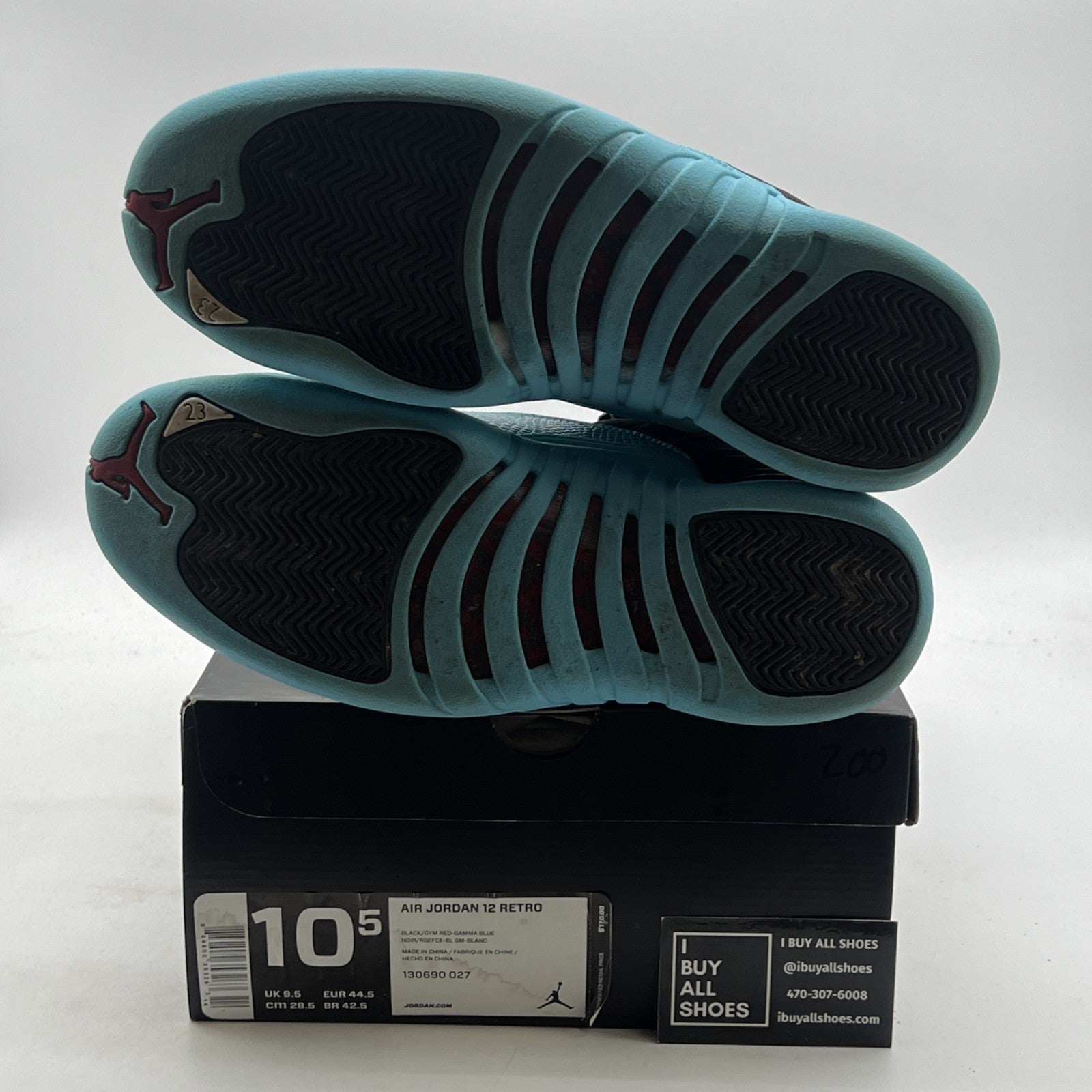 Size 10.5 - Air Jordan 12 Retro Gamma Blue (130690-027)