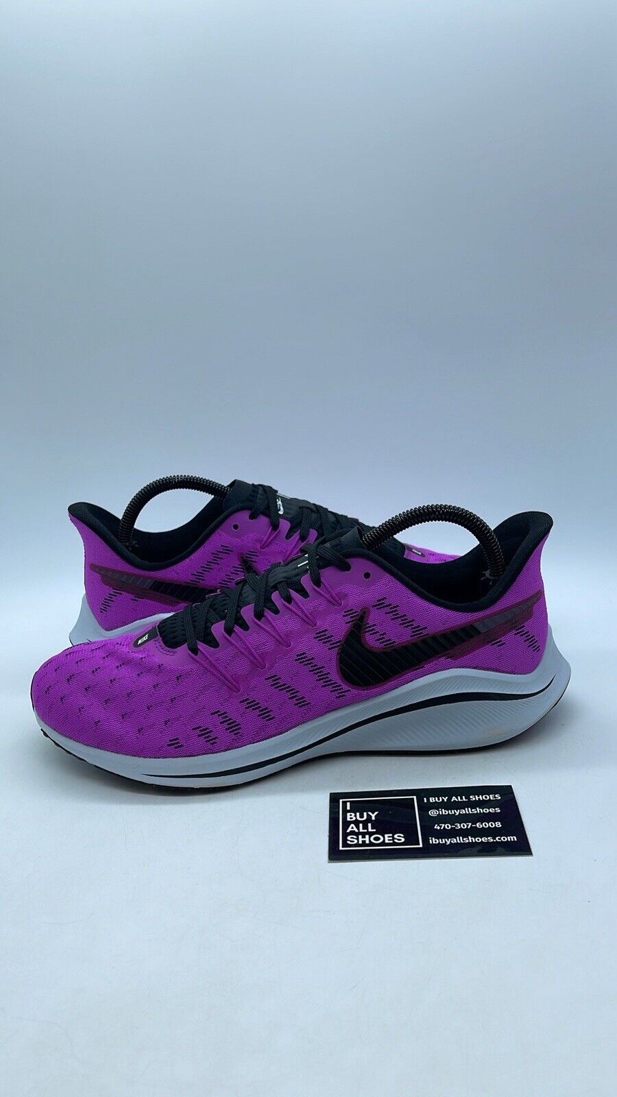 Size 8.5 - Nike Air Zoom Vomero 14 Hyper Violet Purple Black White (AH7857-500)