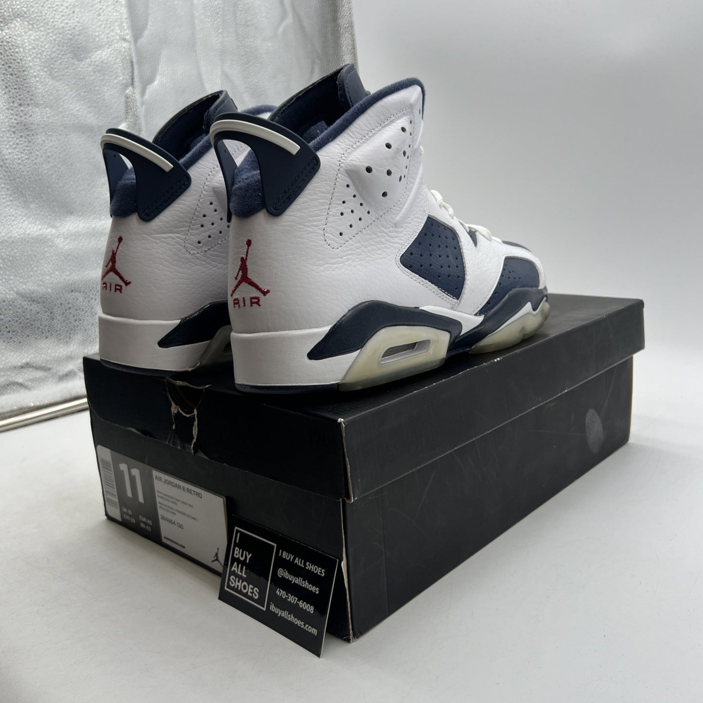 Size 11 - Air Jordan 6 Retro 2012 Olympic (384664-130)
