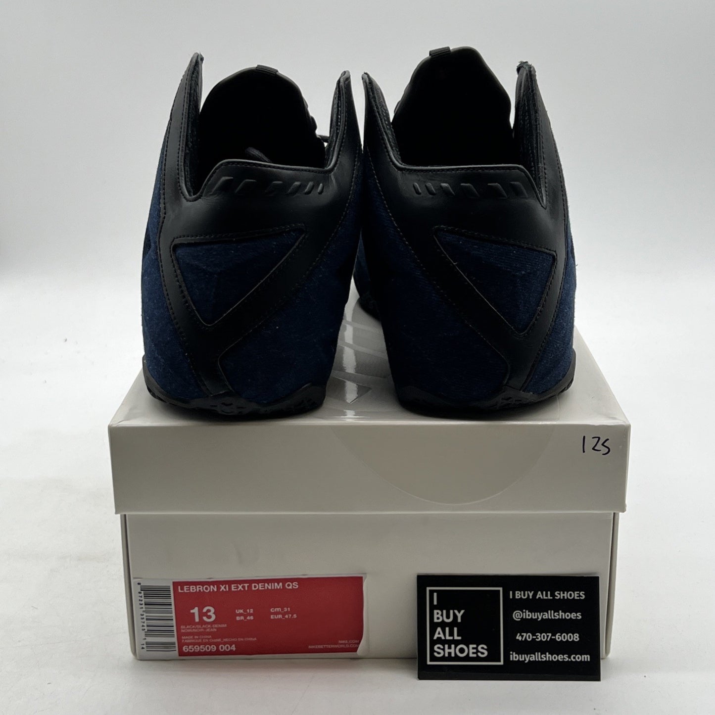 Size 13 - Nike LeBron 11 EXT Denim QS Denim (659509-004)