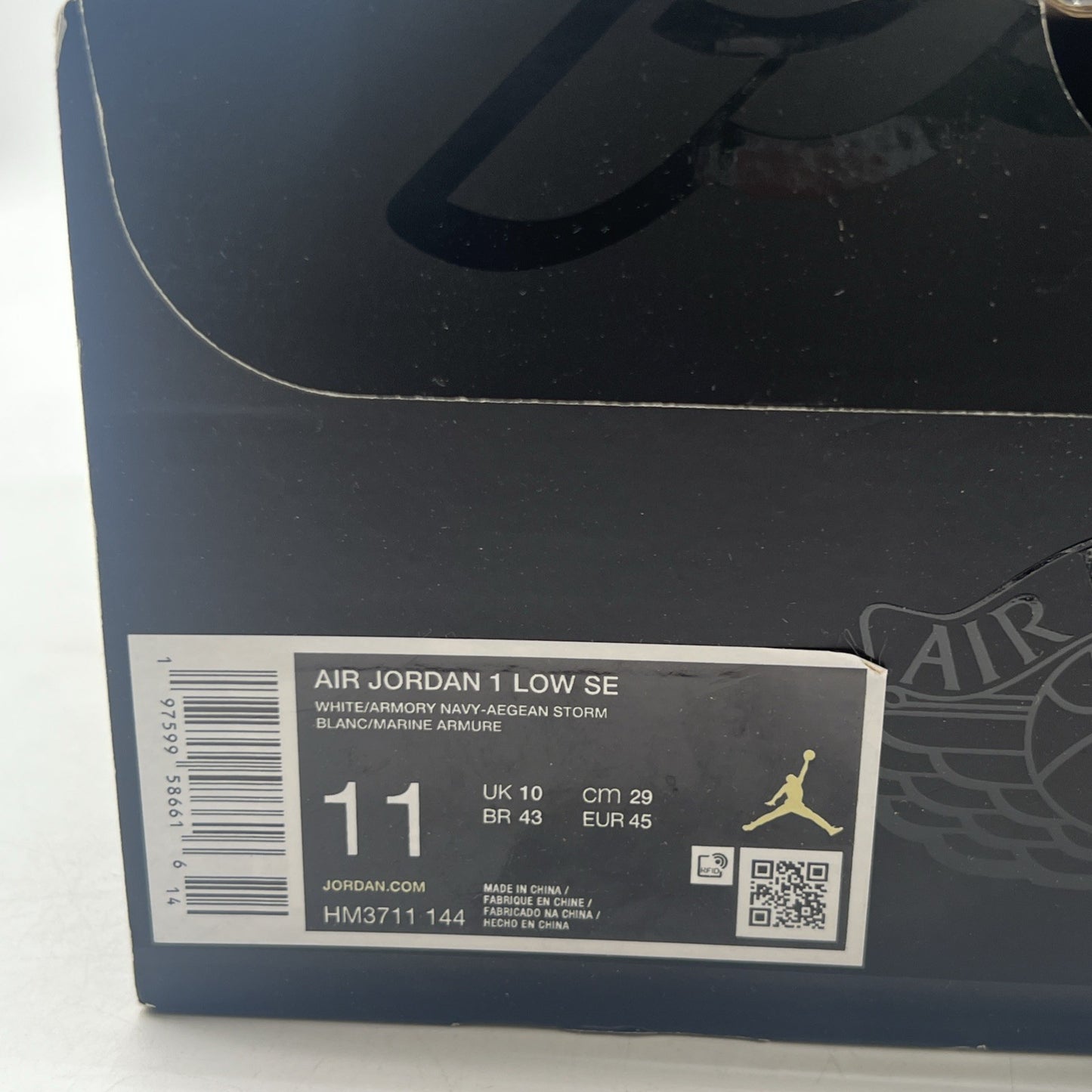 Size 11 - Air Jordan 1 SE Low Motion Pack Armory Blue (HM3711-144)
