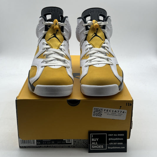 Size 9.5 - Air Jordan 6 Retro Yellow Ochre (CT8529-170)