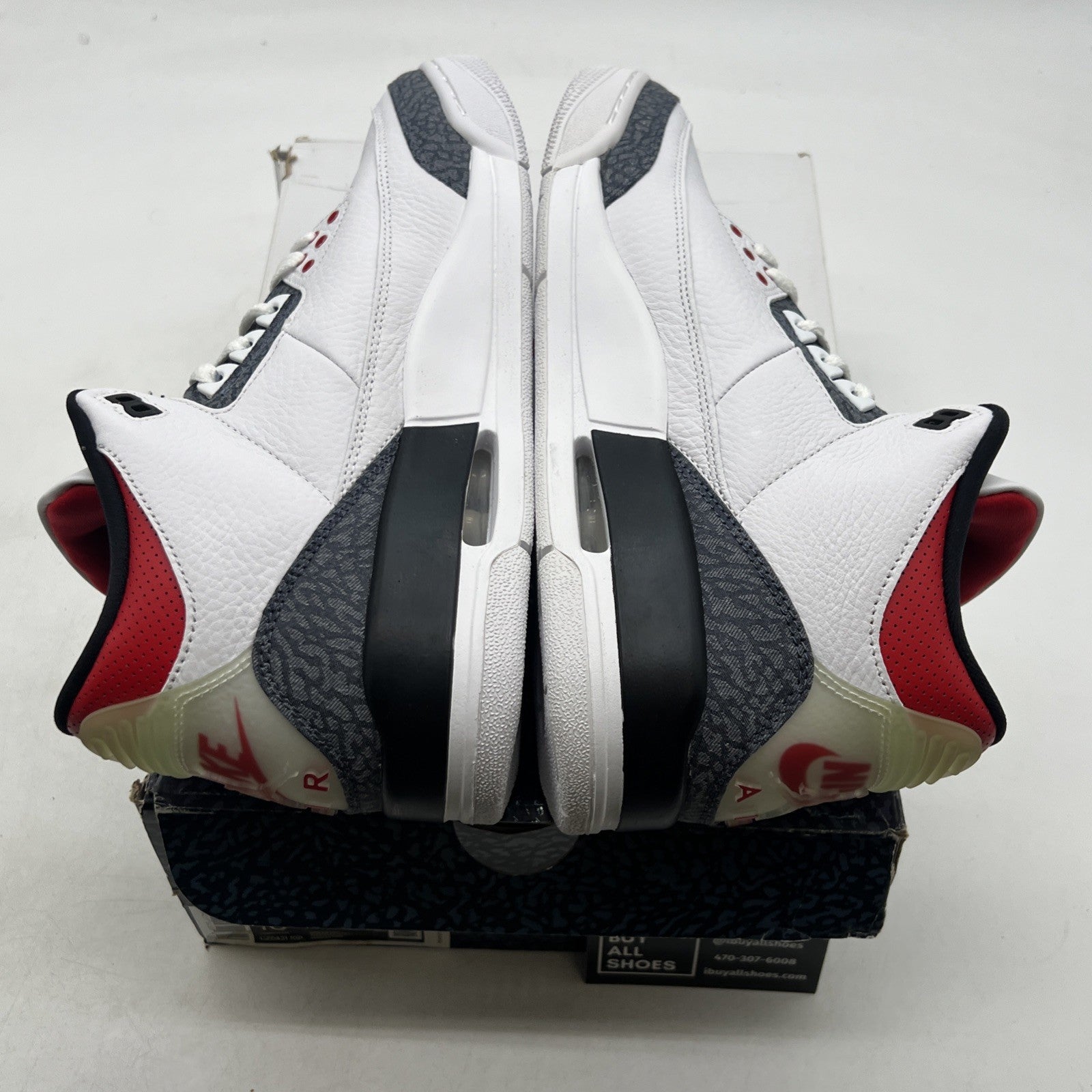 Size 10 - Air Jordan 3 Retro Denim SE Fire Red 2020 (CZ6431-100)