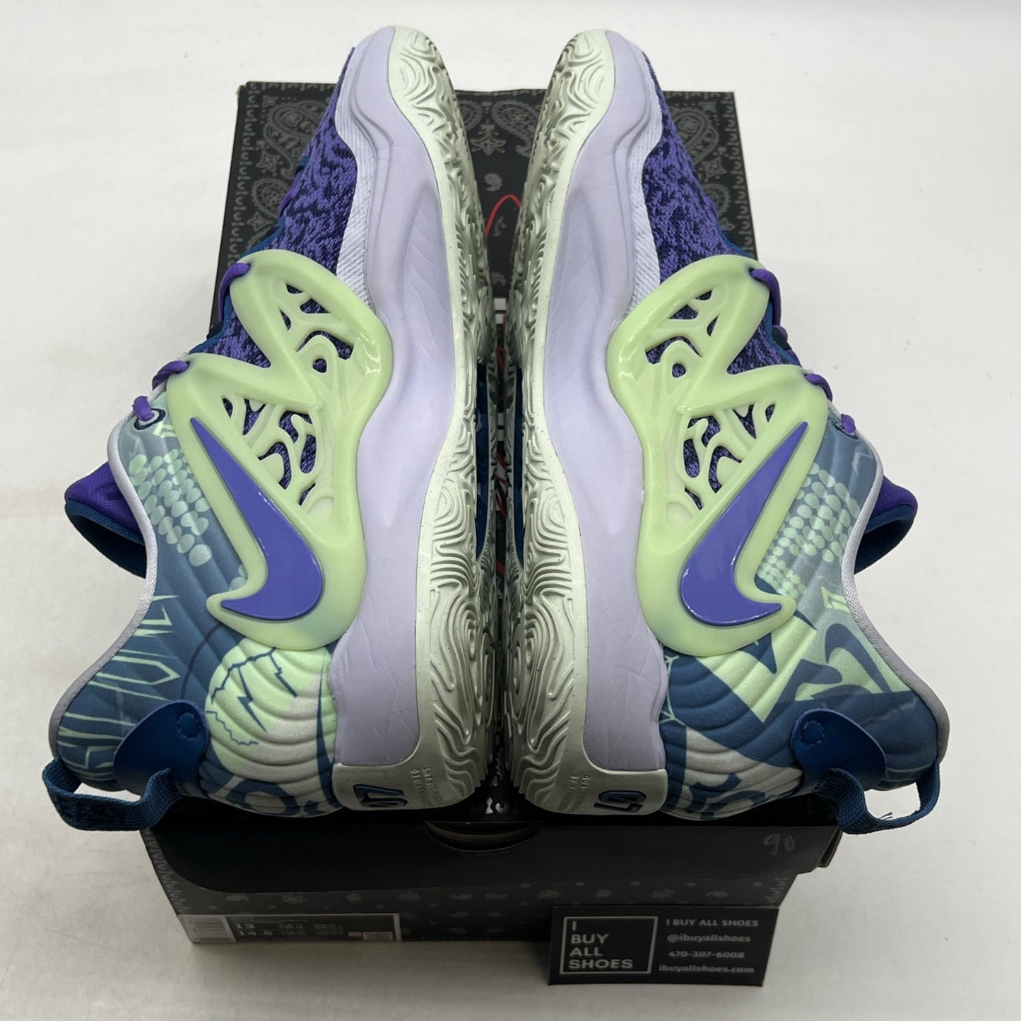 Size 13 - Nike KD 15 'Nightmare 2022' "Pyschic Purple/Marina Blue" (DC1975-500)