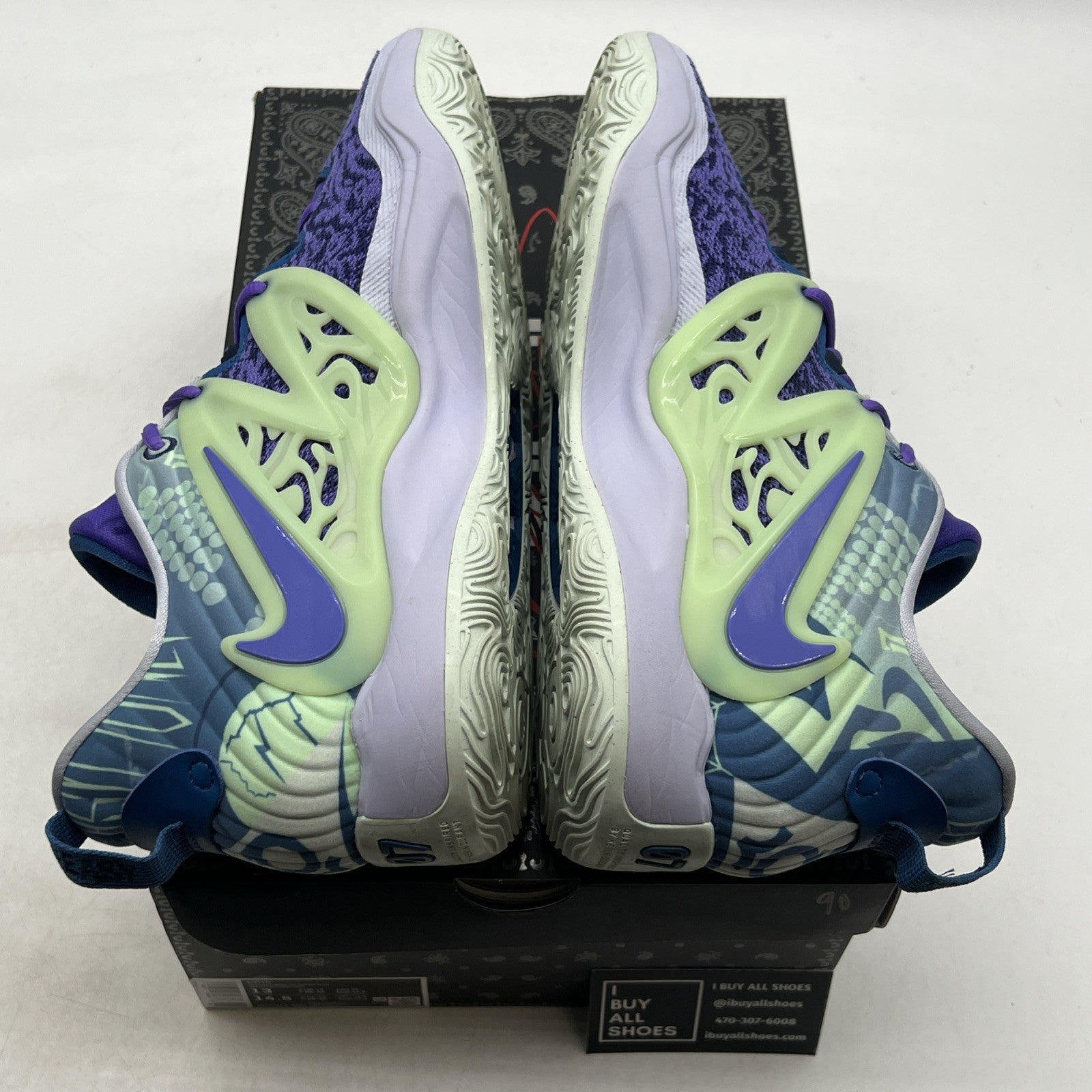 Size 13 - Nike KD 15 'Nightmare 2022' "Pyschic Purple/Marina Blue" (DC1975-500)