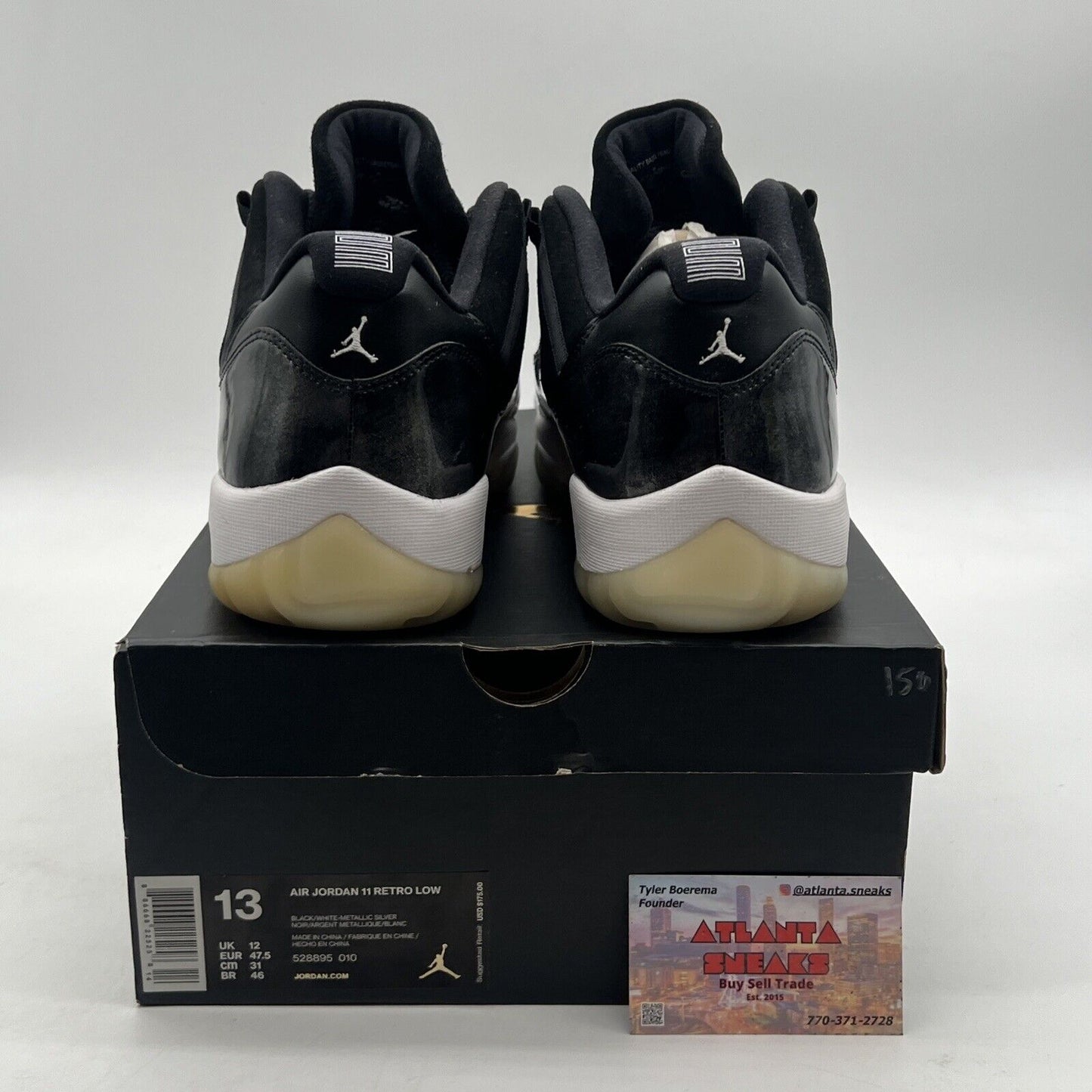 Size 13 - Air Jordan 11 Retro Low Barons (528895-010)