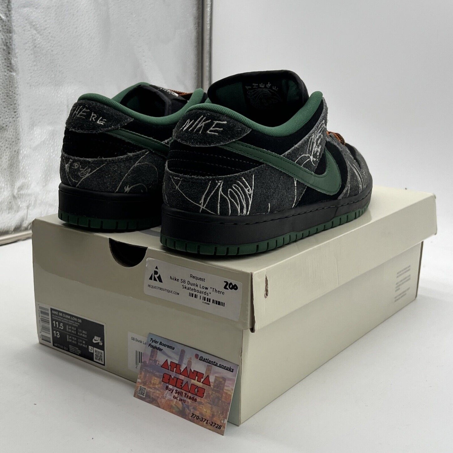 Size 11.5 - Nike THERE Skateboards x Dunk SB Low Ultra Humanized (HF7743-001)