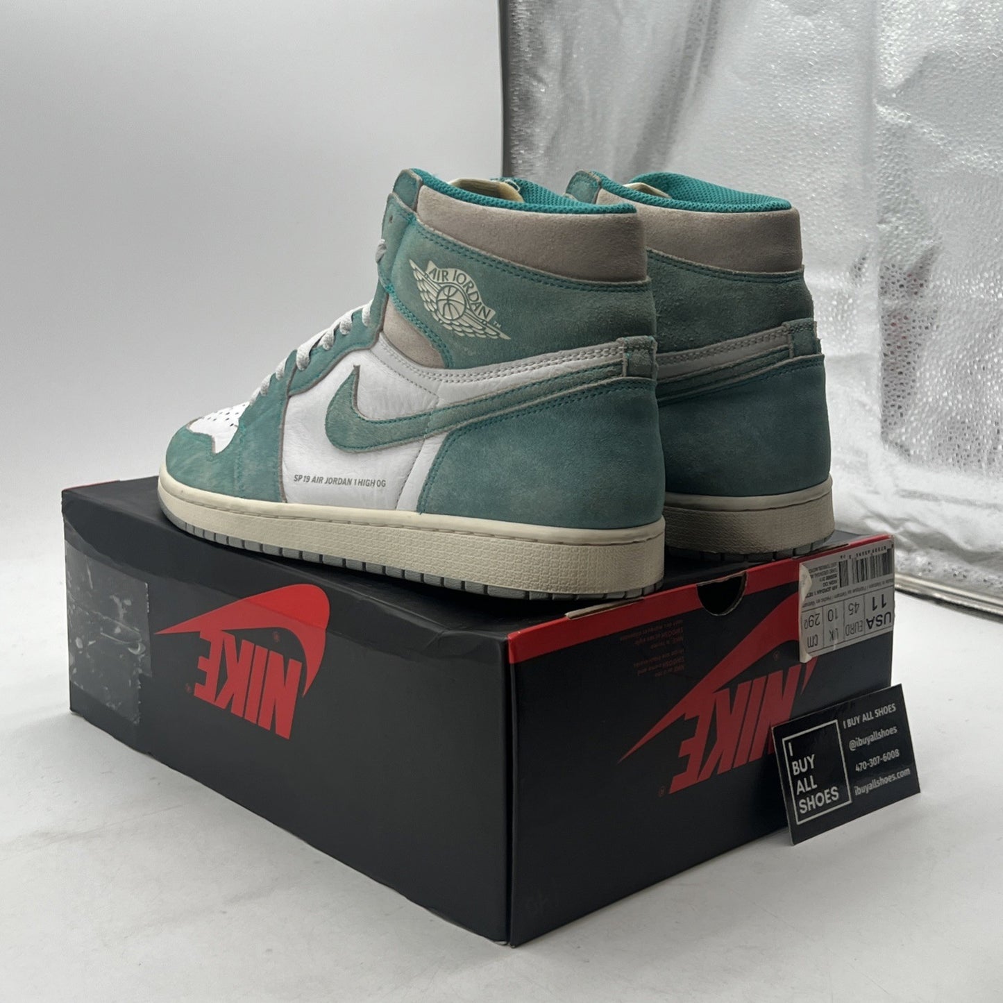 Size 11 - Air Jordan 1 Retro OG High Turbo Green (555088-311)