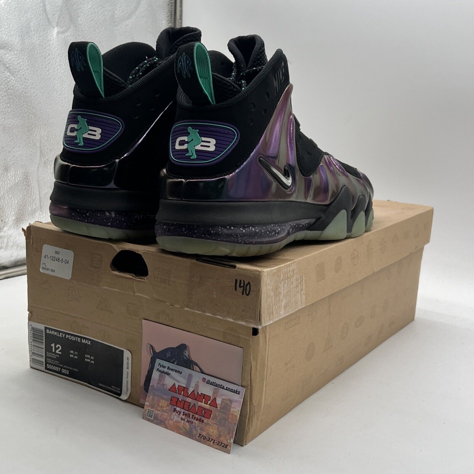 Size 12 - Nike Barkley Posite Max Eggplant (555097-003)
