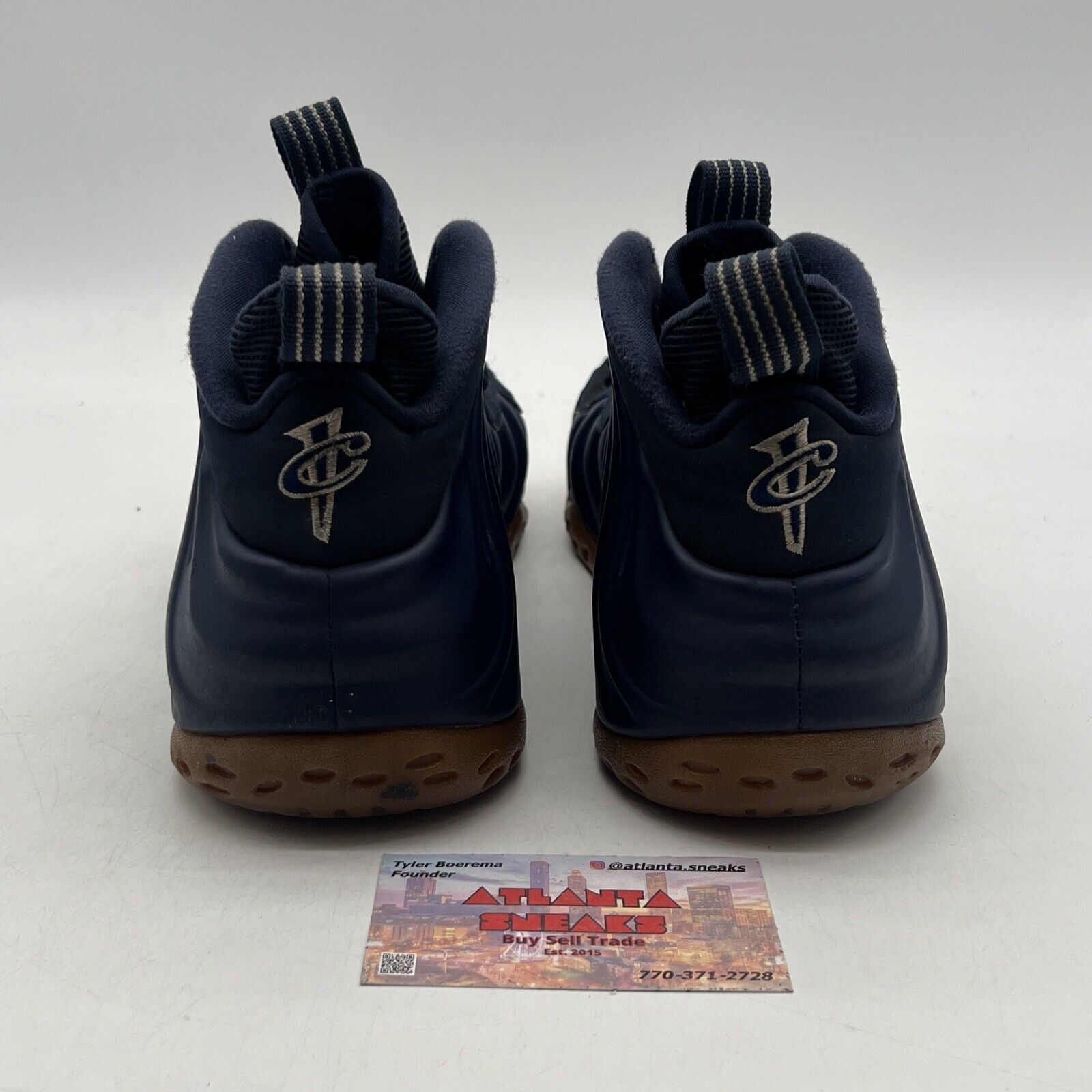 Size 8 - Nike Air Foamposite One Midnight Navy Gum (314996-405)