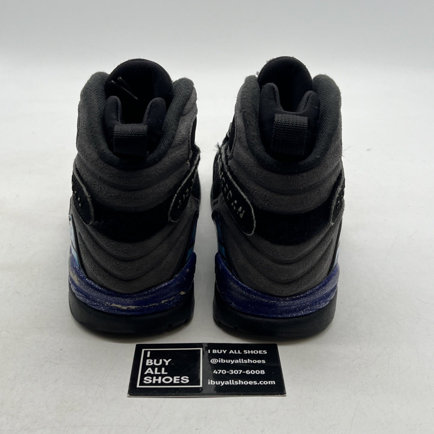 Size 8 - Air Jordan 8 Retro Aqua 2015 (305381-025)
