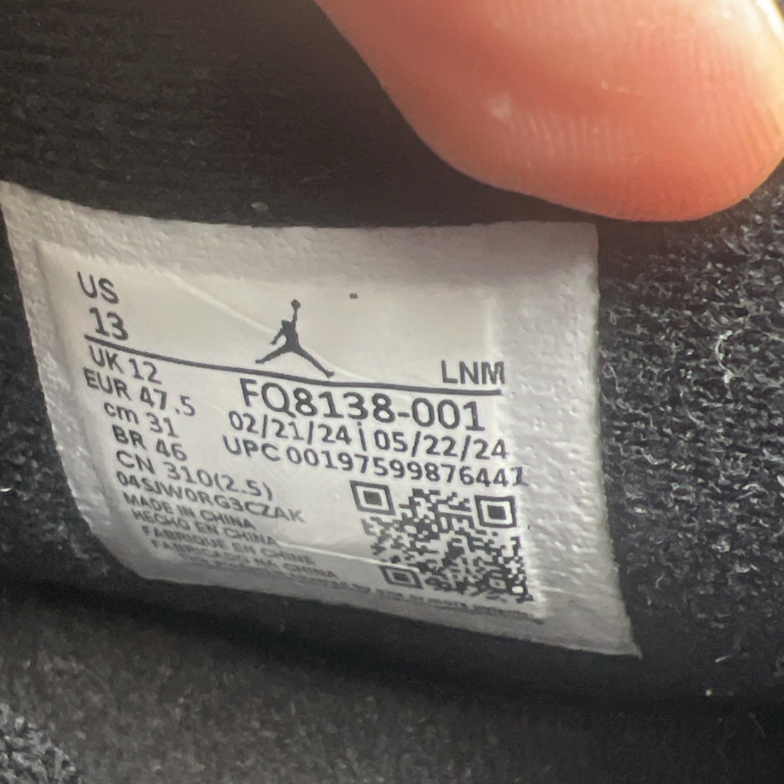 Size 13 - Air Jordan 4 Retro White Thunder (FQ8138-001)