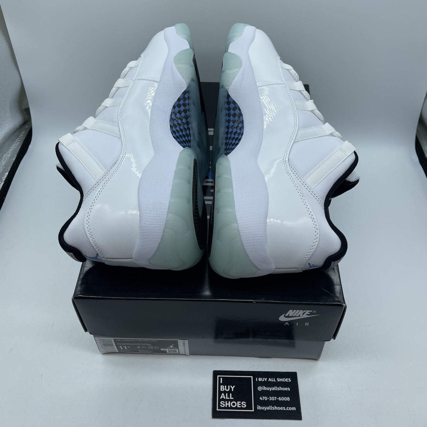 Size 11.5 - Jordan 11 Retro Low Legend Blue White Leather (AV2187-117)