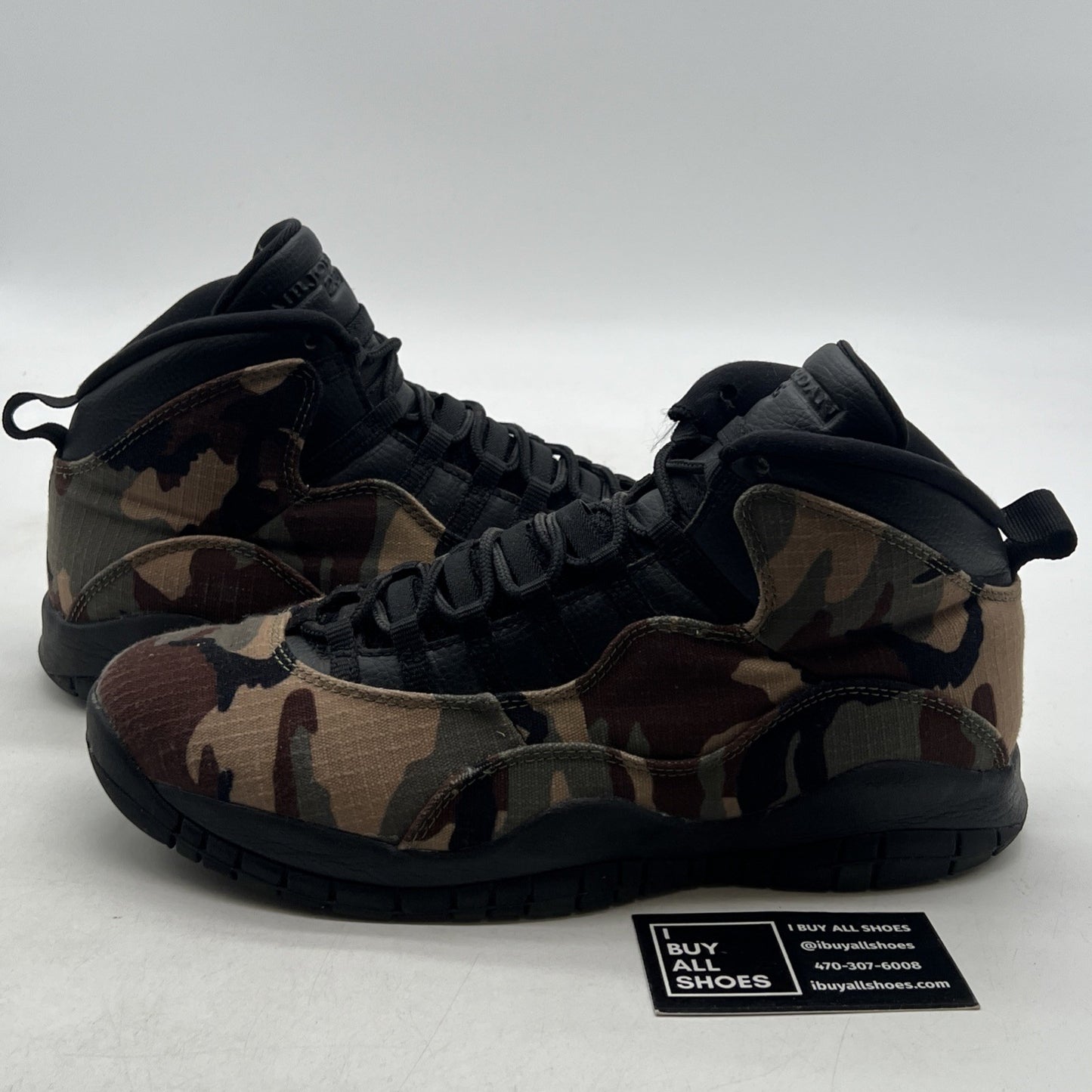 Size 10.5 - Air Jordan 10 Retro Woodland Camo (310805-201)