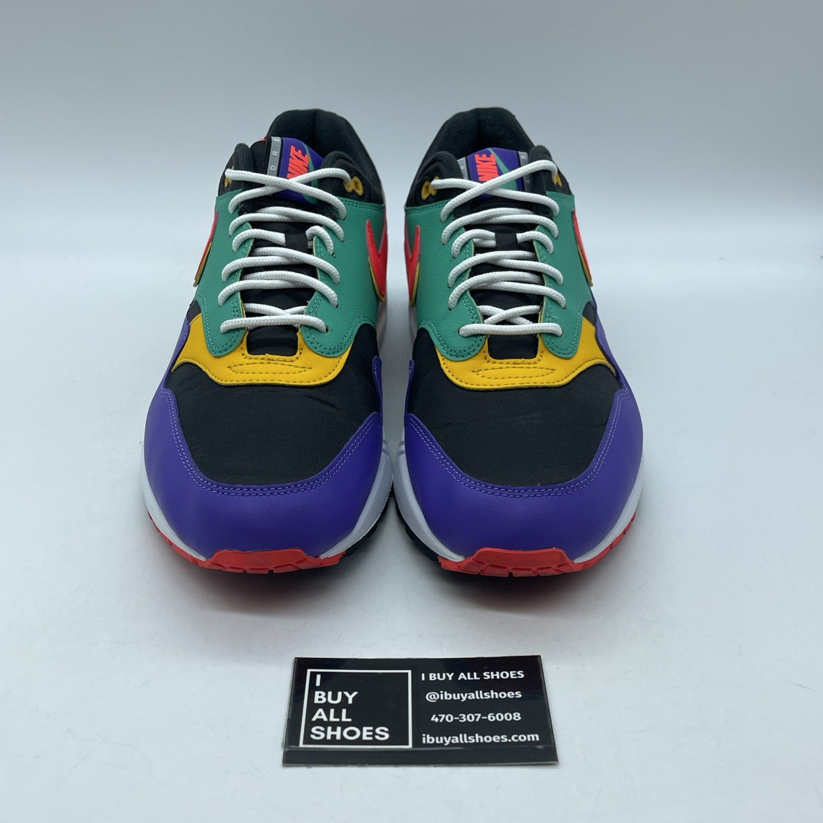 Size 11.5 - Nike Air Max 1 SE Windbreaker Black Suede Leather (AO1021-023)