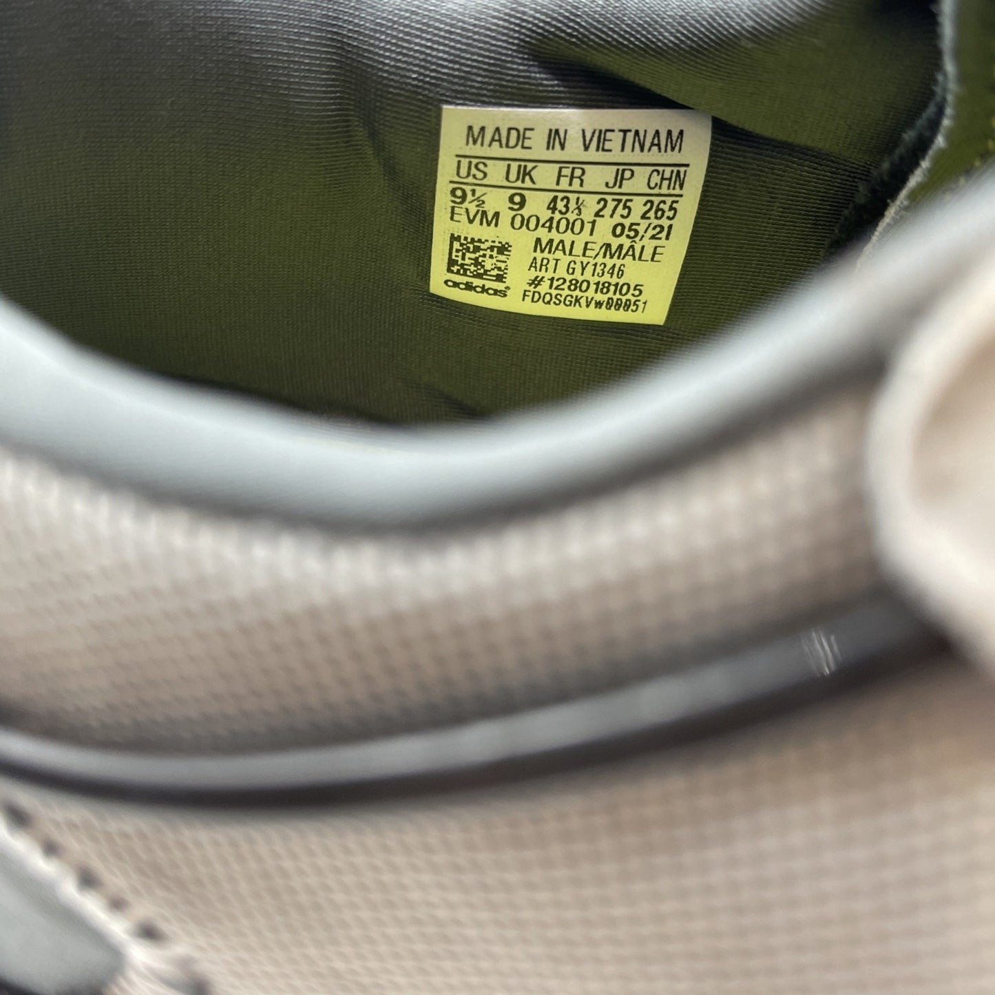 Size 9.5 - Adidas Ozweego Light Grey Dark Grey (GY1346)