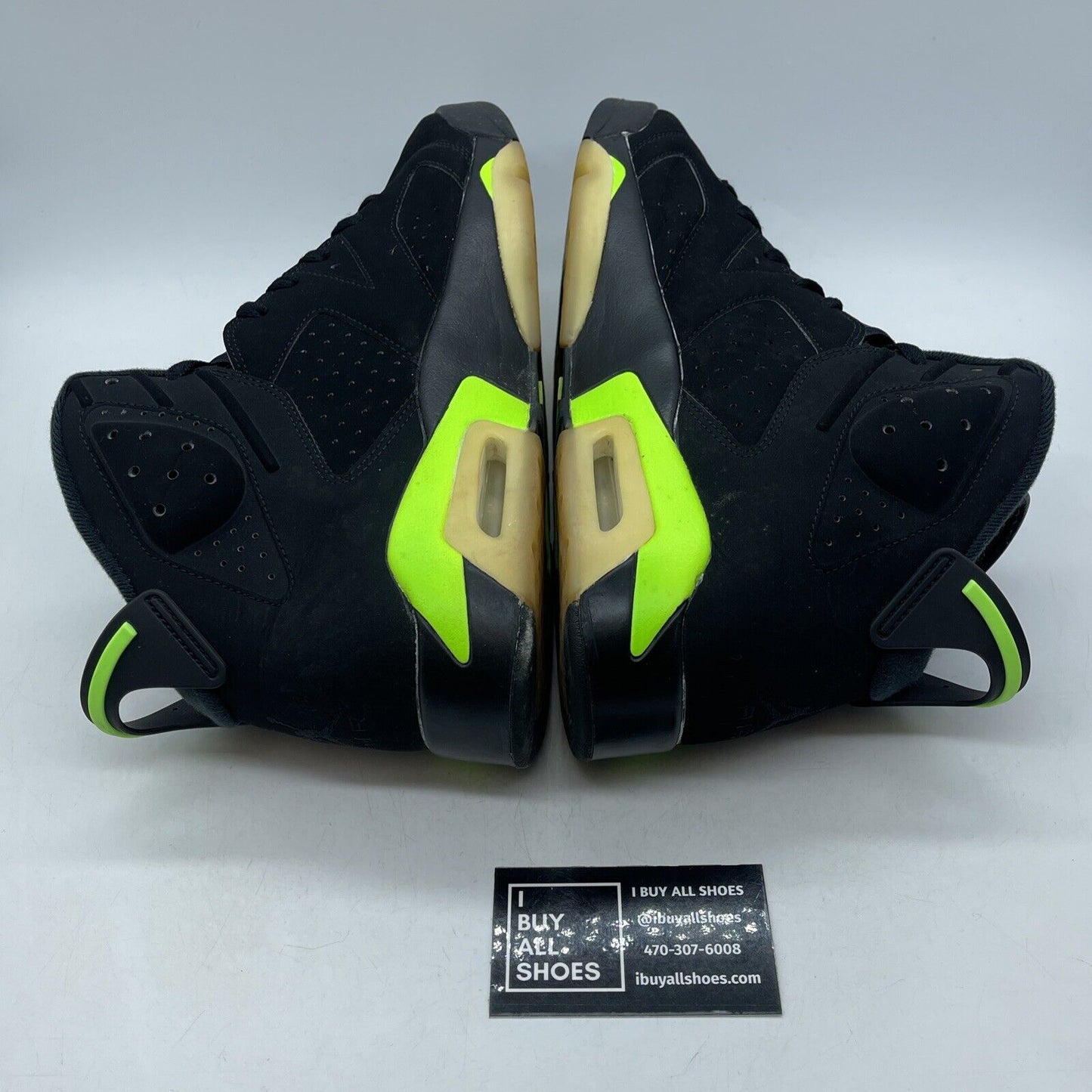 Size 12 - Jordan 6 Retro Electric Green 2021 Black Suede (CT8529-003)