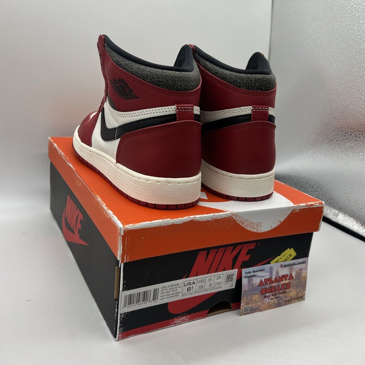 Size 6.5 - Jordan 1 Retro High OG Chicago Lost & Found 2022 Brand New Og All