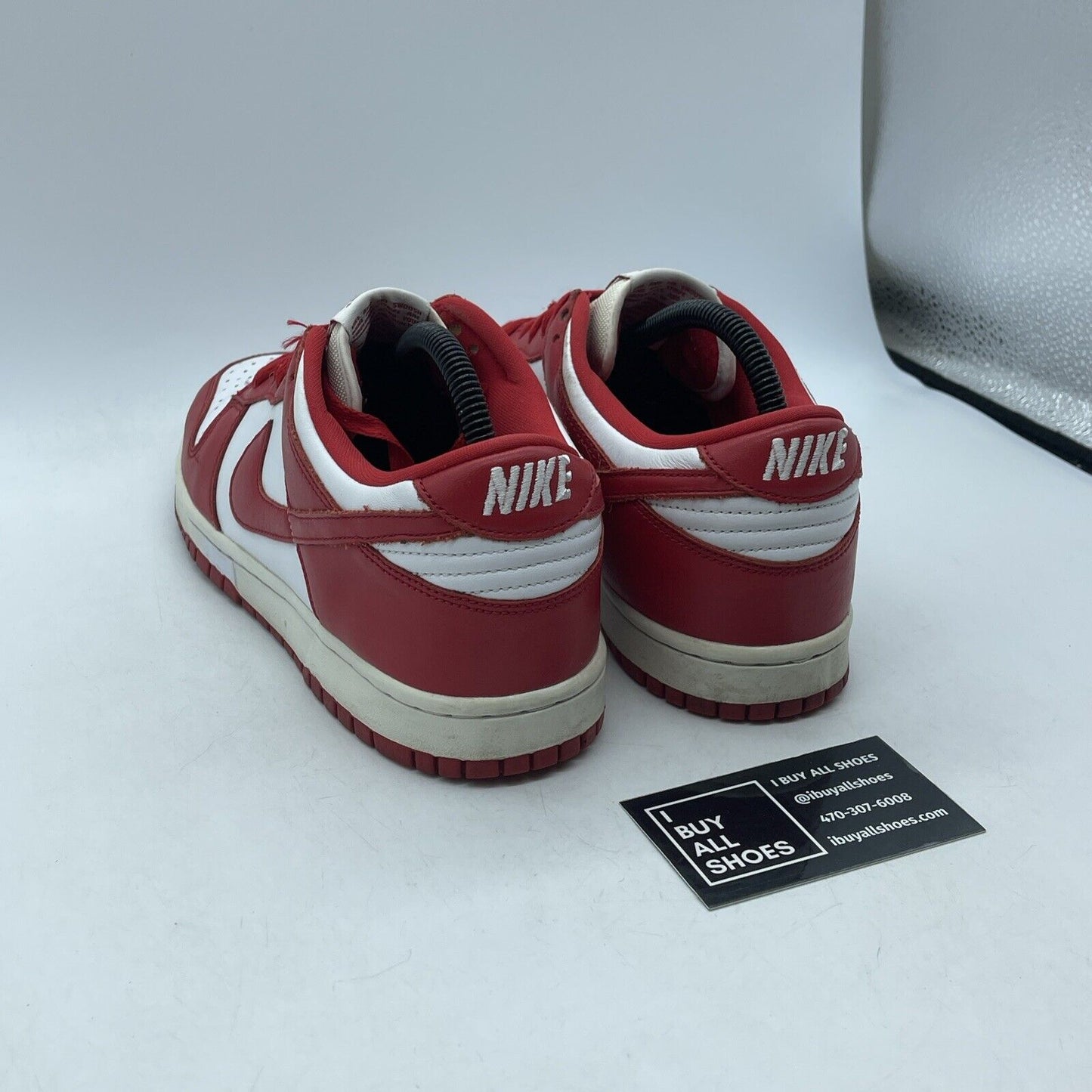 Size 8 - Nike Dunk Retro SP Low St. John's Red White Leather Suede (CU1727-100)