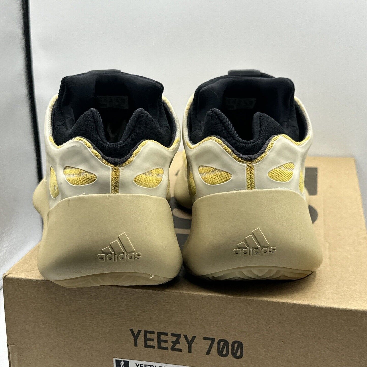 Size 12 - adidas Yeezy 700 V3 Safflower Vnds Yellow Black Beige Comfy Boost Kany
