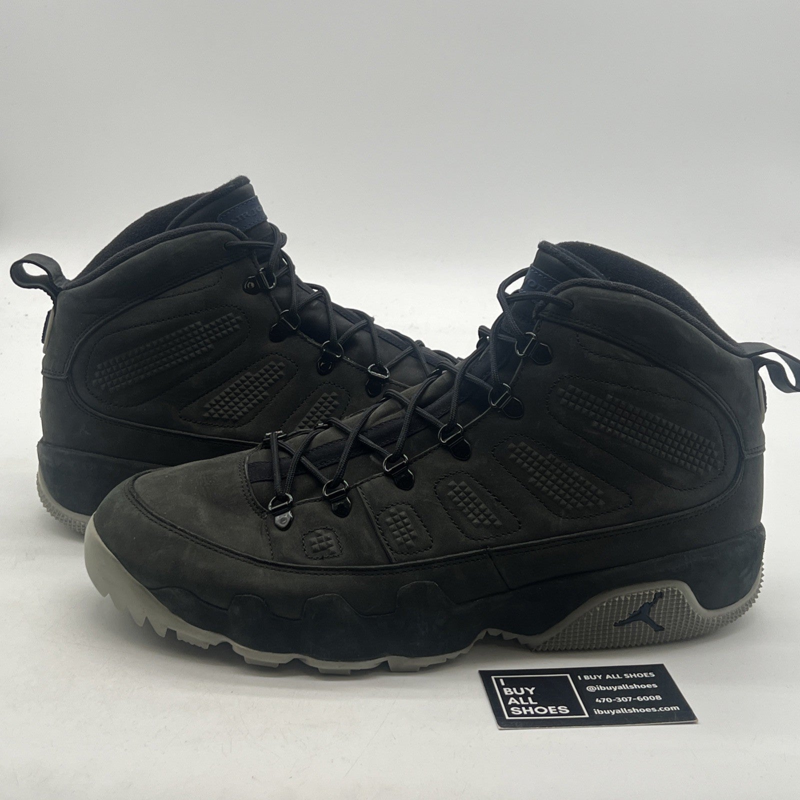 Size 15 - Air Jordan Retro 9 “Georgetown” Sample NRG Snow Boots