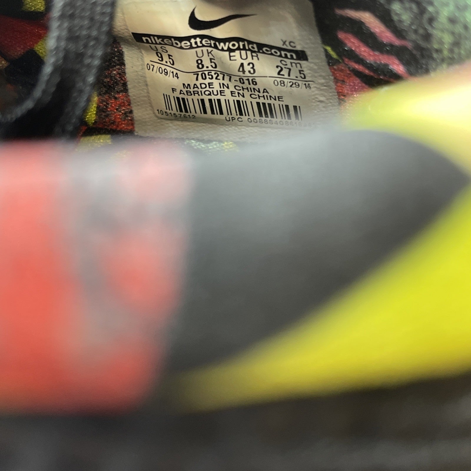 Size 9.5 - Nike Kyrie 1 Dream Black Pink Red Suede Leather (705277-016)