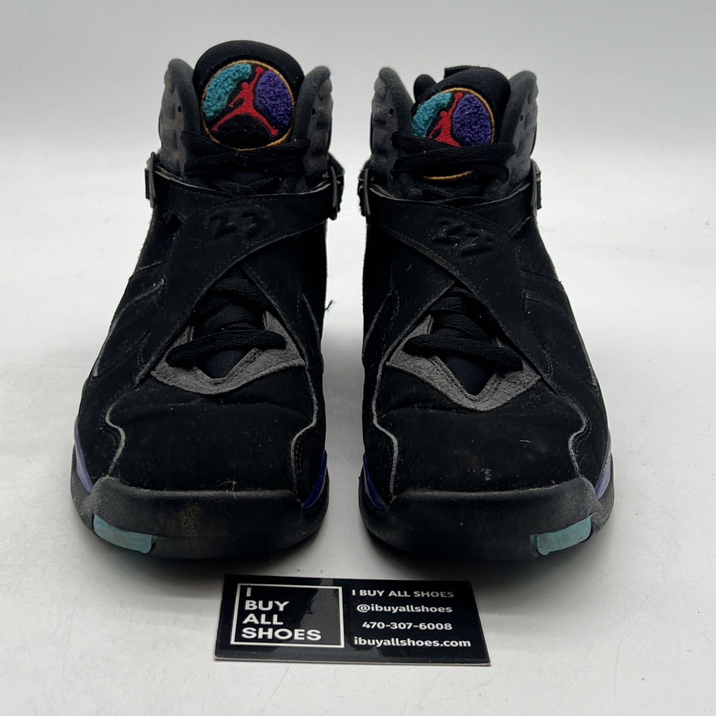 Size 9 - Air Jordan 8 Retro Aqua 2015 (305381-025)
