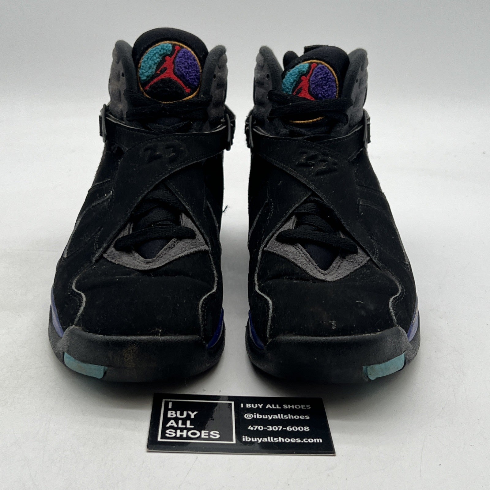 Size 9 - Air Jordan 8 Retro Aqua 2015 (305381-025)