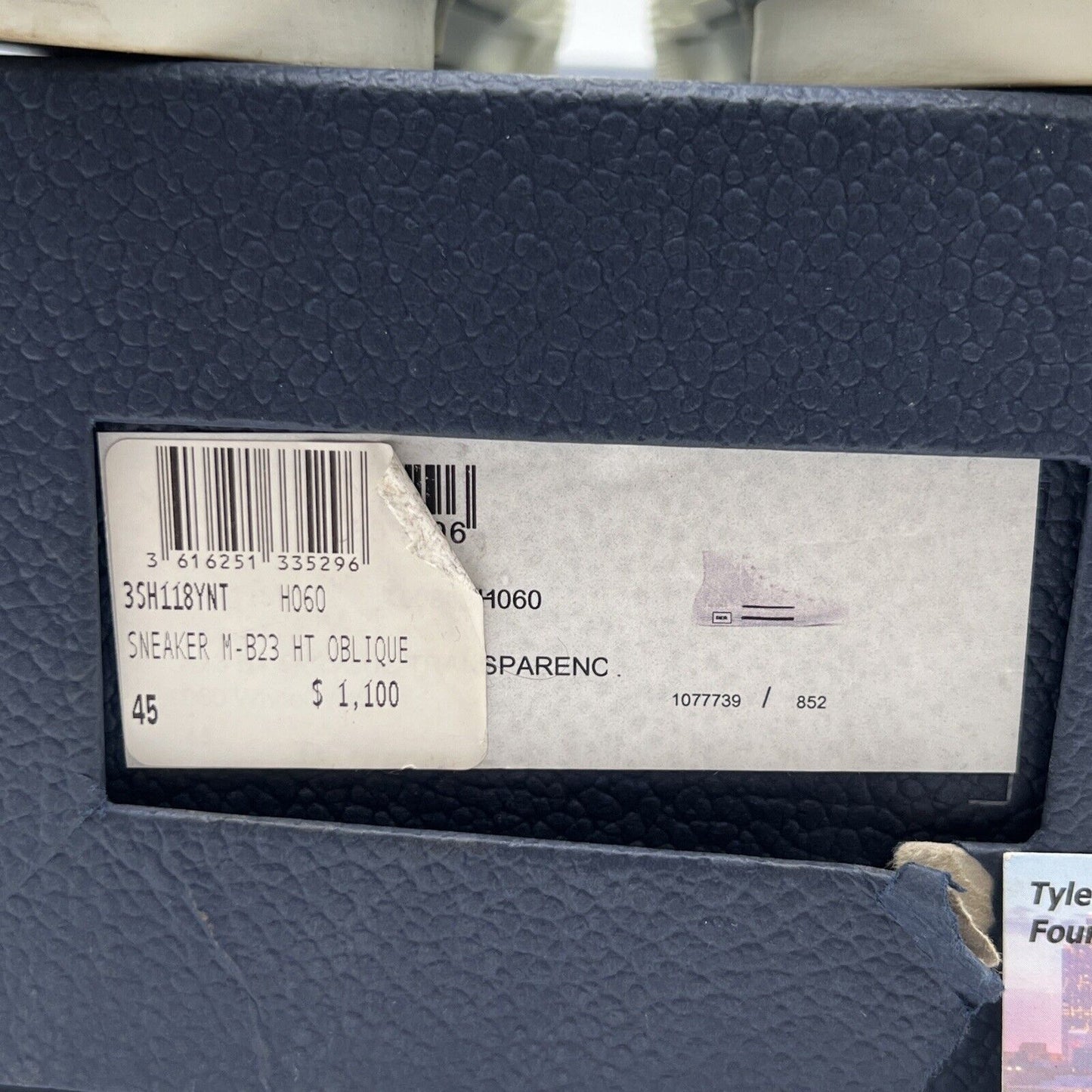 Size 12 - Dior B23 High Dior Oblique - White (3SH118YNT-H060)