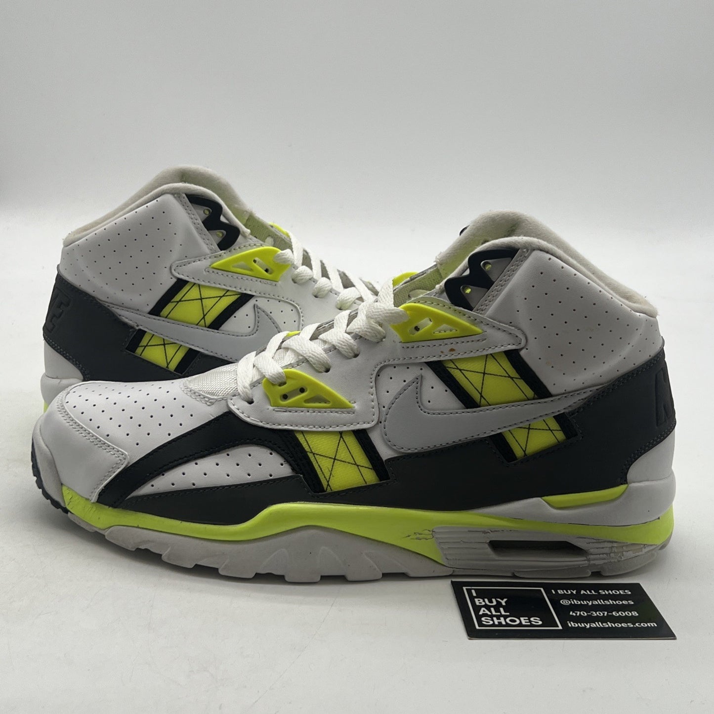 Size 13 - Nike Air Trainer SC High White Volt (302346-118)