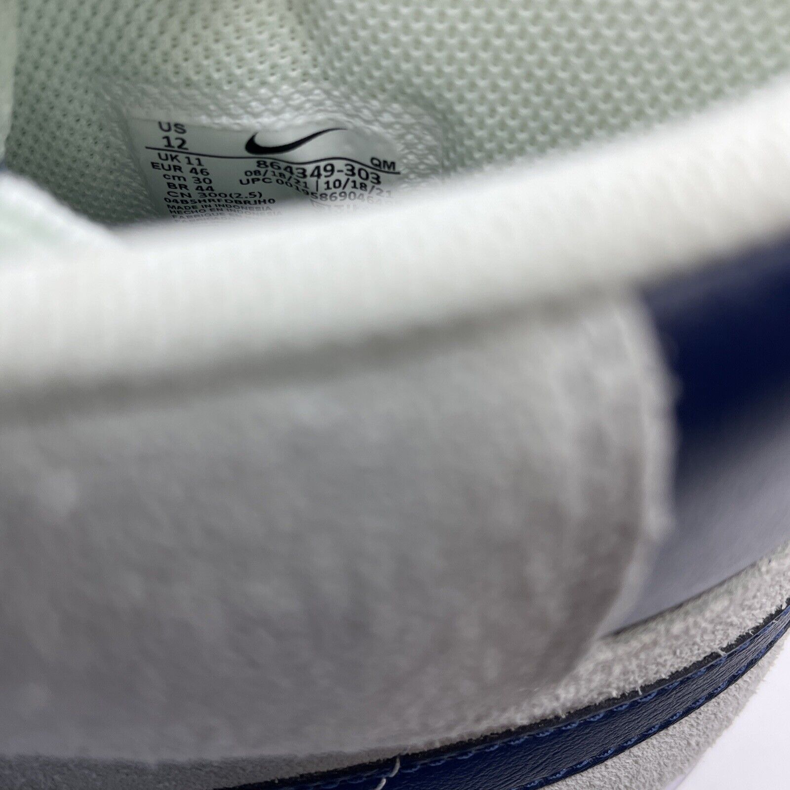 Size 12 - Nike Zoom Blazer SB Mid Barely Green Navy Suede Leather (864349-303)