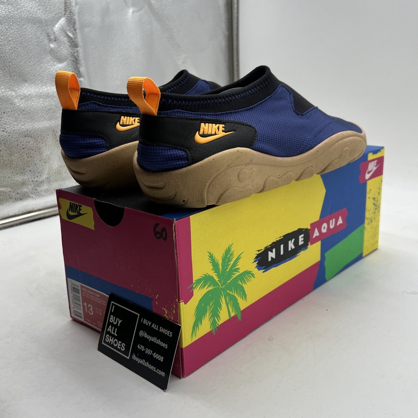 Size 13 - Nike Aqua Turf Deep Night Laser Orange (FZ5627-500)
