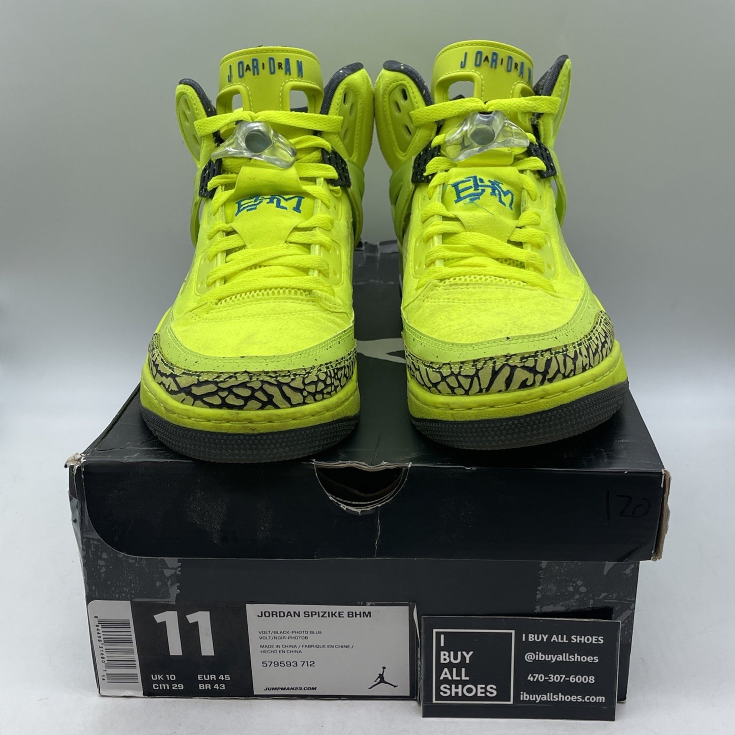 Size 11 - Air Jordan Spizike BHM (579593-712)