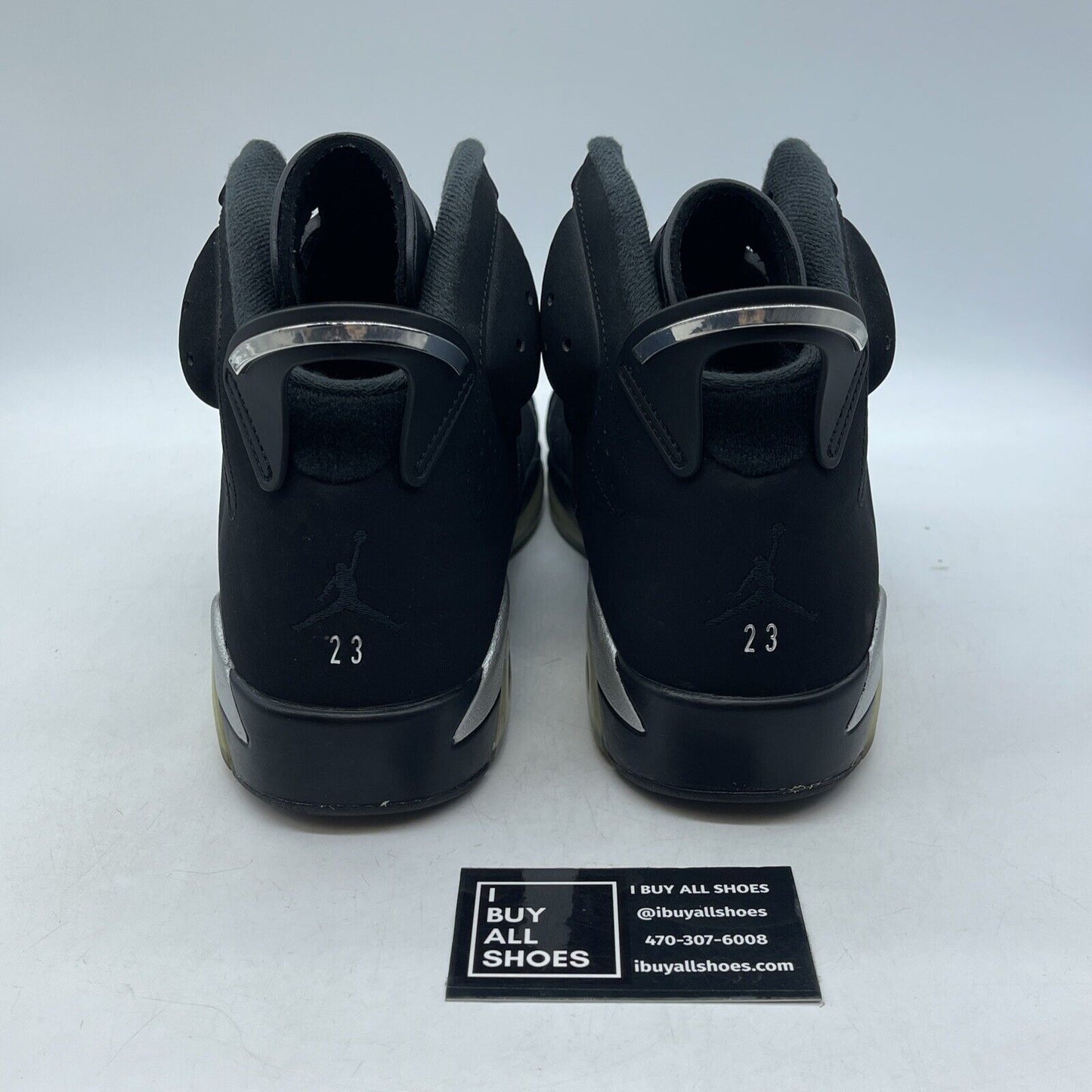 Size 10.5 - Jordan 6 Retro Mid Chrome Black Silver Suede (DX2836-001)