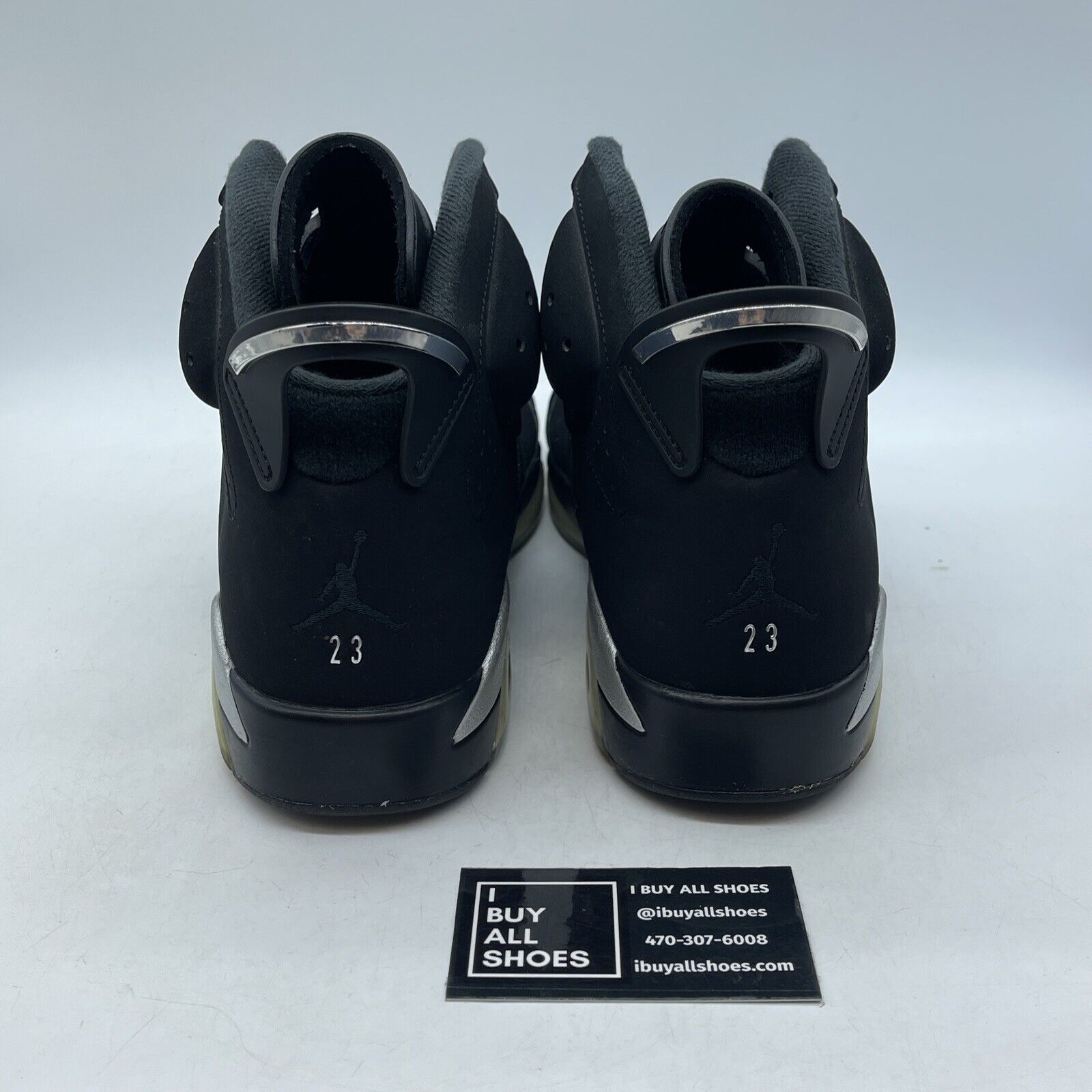 Size 10.5 - Jordan 6 Retro Mid Chrome Black Silver Suede (DX2836-001)