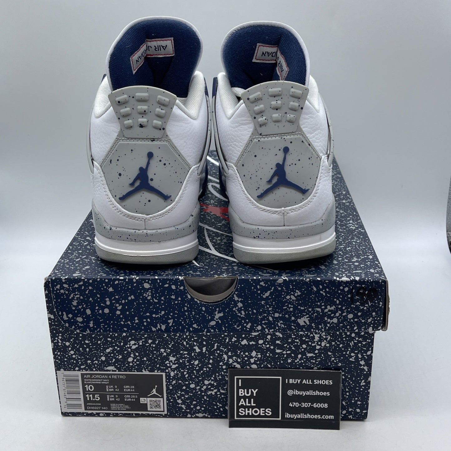 Size 10 - Air Jordan 4 Retro Mid Midnight Navy (DH6927-140)